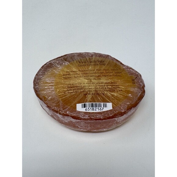 Vintage Bath and Body Works Warm Vanilla Sugar Glycerin Bar Soap Sealed - Picture 2 of 4
